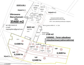 Działka na sprzedaż, gliwicki Sośnicowice Kasztanowa 2F, 3 300 000 zł, 35 400 m2, 1539512629