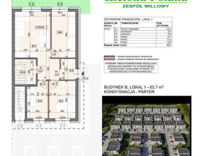 Mieszkanie na sprzedaż, Piaseczyński Lesznowola Nowa Wola, 720 900 zł, 63,7 m2, 227/6023/OMS