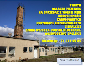 Magazyn, hala na sprzedaż, Kluczborski Wołczyn Gierałcice, 366 800 zł, 773 m2, 9874/3186/OOS