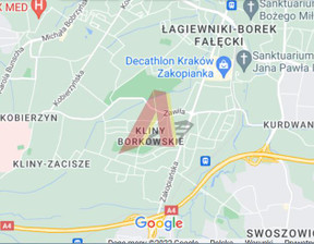 Działka na sprzedaż, Kraków Podgórze Kliny Działowskiego, 1 650 000 zł, 2076 m2, 204626