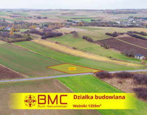 Działka na sprzedaż, Woźniki Lompy, 135 900 zł, 1379 m2, 672934