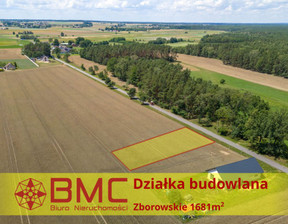 Działka na sprzedaż, Ciasna Zborowskie Dolna, 129 000 zł, 1681 m2, 506607