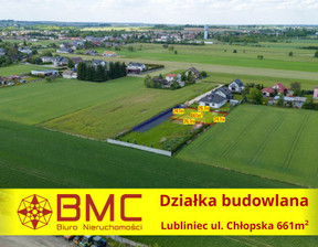 Działka na sprzedaż, Lubliniec Chłopska, 210 000 zł, 661 m2, 882046
