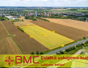 Działka na sprzedaż, Lubliniec Klonowa, 1 800 000 zł, 9403 m2, 183056