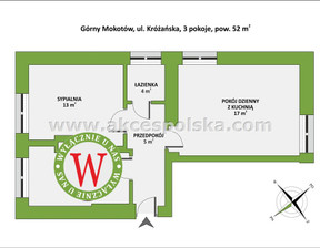 Mieszkanie na sprzedaż, Warszawa M. Warszawa Mokotów Górny Mokotów Króżańska, 875 000 zł, 52 m2, MS-160262