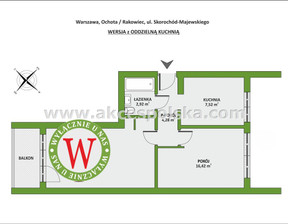 Mieszkanie na sprzedaż, Warszawa M. Warszawa Ochota, Rakowiec Skorochód-Majewskiego, 665 000 zł, 44,2 m2, MS-160276-1