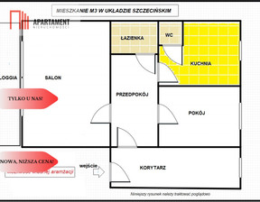 Mieszkanie na sprzedaż, Bydgoszcz Glinki, 289 000 zł, 49 m2, 420066