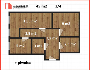 Mieszkanie na sprzedaż, Wrocław Wrocław-Stare Miasto, 725 000 zł, 45 m2, 239706