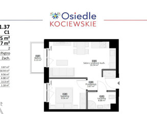 Mieszkanie na sprzedaż, Tczewski Tczew Rokitki Tczewska, 293 500 zł, 36,37 m2, 979201