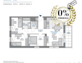 Mieszkanie na sprzedaż, Gdynia Rdestowa, 825 302 zł, 78,57 m2, 3821/12083/OMS