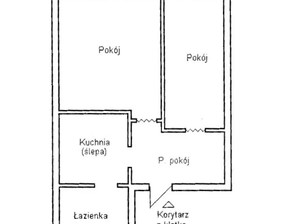 Mieszkanie na sprzedaż, Nowosolski (pow.) Kożuchów (gm.) Kożuchów Legnicka, 99 000 zł, 51,42 m2, 49