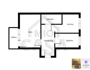 Mieszkanie na sprzedaż, Gdański Pruszcz Gdański Rotmanka Sasankowa, 460 000 zł, 48,4 m2, 124512