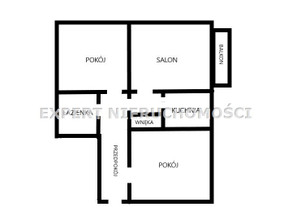 Mieszkanie na sprzedaż, Gliwicki Knurów Osiedle 1000-Lecia, 267 000 zł, 51 m2, EXN-MS-1521