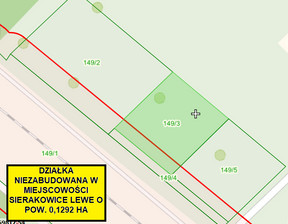 Działka na sprzedaż, Skierniewicki (Pow.) Skierniewice (Gm.) Sierakowice Lewe, 95 000 zł, 1292 m2, 351