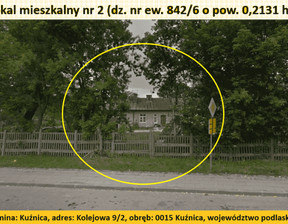 Mieszkanie na sprzedaż, Sokólski (pow.) Kuźnica (gm.) Kolejowa, 52 000 zł, 52,84 m2, 378