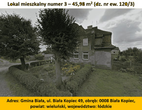 Mieszkanie na sprzedaż, Wieluński (Pow.) Biała (Gm.) Biała-Kopiec Biała Kopiec 49, 34 000 zł, 45,98 m2, 61/8343/OMS