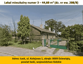 Mieszkanie na sprzedaż, Łaski (pow.) Łask (gm.) Łask Kolejowa, 110 000 zł, 44,6 m2, 216