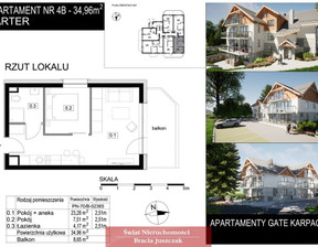 Mieszkanie na sprzedaż, Karkonoski Podgórzyn Miłków, 441 188 zł, 34,96 m2, 20012/3265/OMS