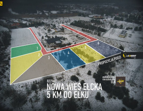 Działka na sprzedaż, Ełcki Ełk Nowa Wieś Ełcka, 459 000 zł, 8221 m2, MKW-GS-1250