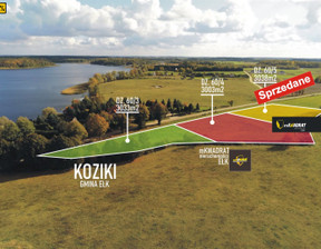 Działka na sprzedaż, Ełcki Ełk Koziki, 365 000 zł, 3038 m2, MKW-GS-1463