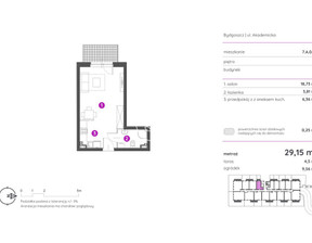 Mieszkanie na sprzedaż, Bydgoszcz Fordon Akademicka, 322 108 zł, 29,15 m2, 8747/14150/OMS