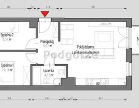 Mieszkanie na sprzedaż, Kraków Nowa Huta, Czyżyny Galicyjska, 1 025 000 zł, 56 m2, POD-MS-34584