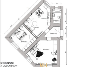 Mieszkanie na sprzedaż, Pruszkowski Piastów Zbigniewa Gęsickiego, 695 000 zł, 65 m2, 988509013