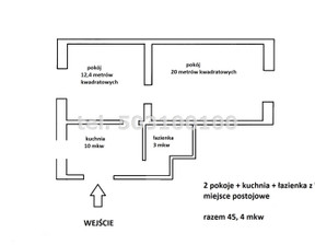 Mieszkanie na sprzedaż, Nowosądecki (pow.) Krynica-Zdrój (gm.) Krynica-Zdrój, 259 000 zł, 45,4 m2, JOT-MS-664