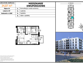 Mieszkanie na sprzedaż, Bielski (Pow.) Czechowice-Dziedzice (Gm.) Brzeziny Stawowa, 269 153 zł, 34,07 m2, 3.7