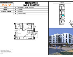 Mieszkanie na sprzedaż, Bielski (Pow.) Czechowice-Dziedzice (Gm.) Brzeziny Stawowa, 269 153 zł, 34,07 m2, 2.4