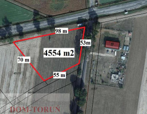 Działka na sprzedaż, Golubsko-Dobrzyński Golub-Dobrzyń, 160 000 zł, 4554 m2, 2648