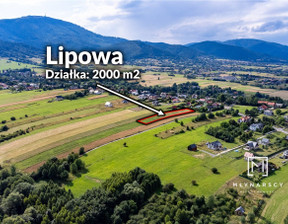 Działka na sprzedaż, Żywiecki Lipowa, 398 000 zł, 2000 m2, KBM-GS-1059