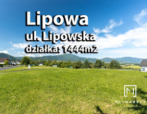 Działka na sprzedaż, Żywiecki Lipowa, 349 999 zł, 1444 m2, KBM-GS-1497