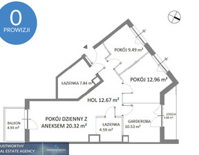 Mieszkanie na sprzedaż, Kraków Prądnik Czerwony al. 29 Listopada, 1 097 600 zł, 78,4 m2, 9232/10945/OMS