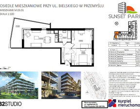 Mieszkanie na sprzedaż, Przemyśl Marcina Bielskiego, 494 431 zł, 59,57 m2, 5652/5738/OMS