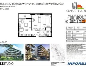 Mieszkanie na sprzedaż, Przemyśl Marcina Bielskiego, 483 120 zł, 60,39 m2, 5654/5738/OMS