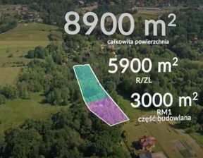 Budowlany na sprzedaż, Krakowski Mogilany Gaj Brzyczyna, 350 000 zł, 8900 m2, 320495