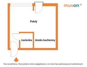 Kawalerka na sprzedaż, Łódź Dąbrowa Poli Gojawiczyńskiej, 190 000 zł, 24,35 m2, 1126/13397/OMS