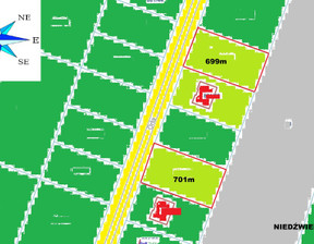 Działka na sprzedaż, Stargardzki Kobylanka Niedźwiedź, 185 000 zł, 701 m2, MOJ22078