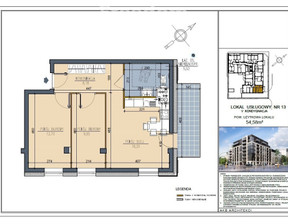 Biuro na sprzedaż, Białystok Os. Sienkiewicza, 513 052 zł, 54,58 m2, 1715/3685/OLS