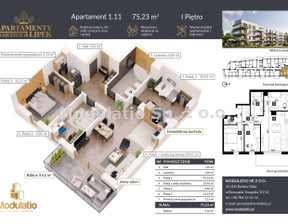 Mieszkanie na sprzedaż, Bielsko-Biała Stare Bielsko Pienińska, 786 223 zł, 75,23 m2, MOD-MS-20