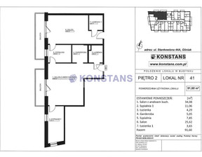 Mieszkanie na sprzedaż, Miński Mińsk Mazowiecki Gliniak Stankowizna, 778 600 zł, 91,6 m2, 33490/270/OMS