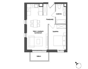 Mieszkanie na sprzedaż, Pucki Puck Pogodna, 392 749 zł, 44,31 m2, MG284236