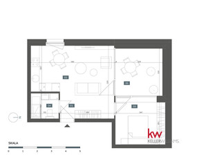 Mieszkanie na sprzedaż, Gnieźnieński Gniezno Wrzesińska, 399 000 zł, 38,89 m2, KW855857