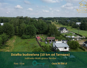 Działka na sprzedaż, Tarnowski Tarnów Jodłówka-Wałki, 90 000 zł, 1000 m2, 64