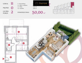 Mieszkanie na sprzedaż, Wągrowiecki Wągrowiec, 385 000 zł, 50 m2, TEC-MS-330