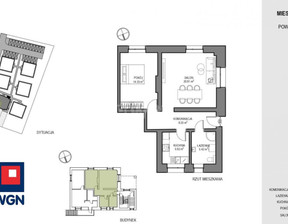 Mieszkanie na sprzedaż, Wejherowski Wejherowo Robakowska, 359 000 zł, 54,91 m2, 740