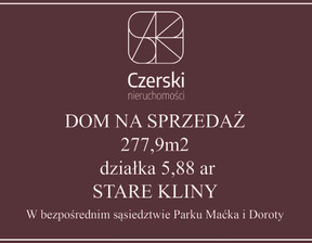 Dom na sprzedaż, Kraków Kliny, 2 800 000 zł, 277,9 m2, 18/11068/ODS