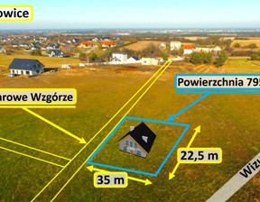 Działka na sprzedaż, Będziński Bobrowniki Myszkowice, 150 000 zł, 800 m2, ZG898593