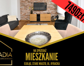 Mieszkanie na sprzedaż, Elbląg Stare Miasto Rybacka, 764 000 zł, 102 m2, 2